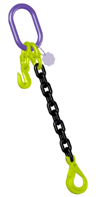 Chain sling single legged